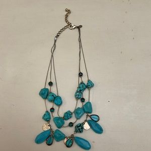 Chicos turquoise necklace